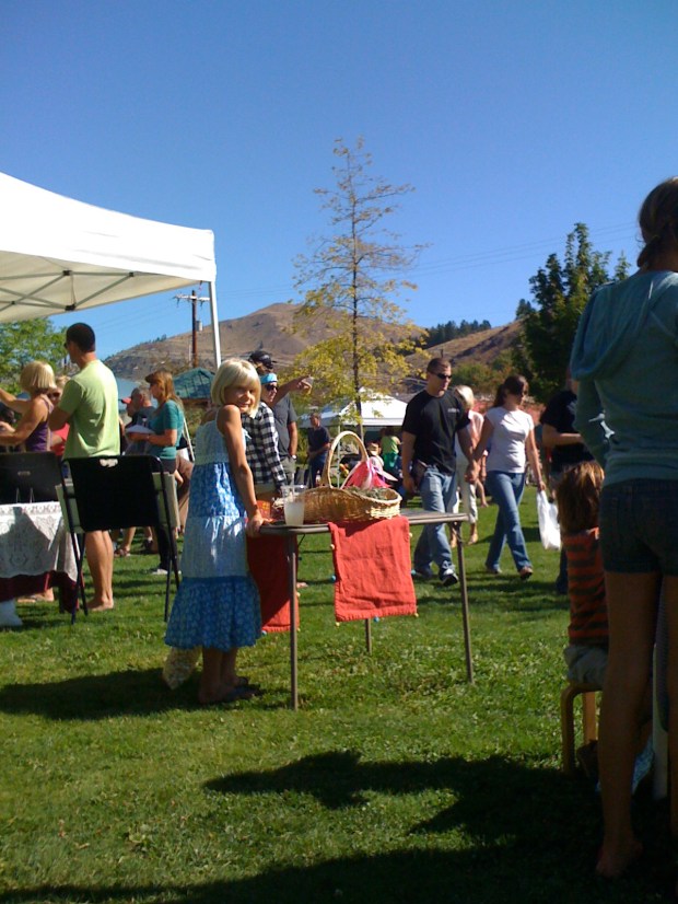 Eva at the Market 9/3/2011