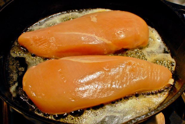 Chicken Breasts In Cast Iron 