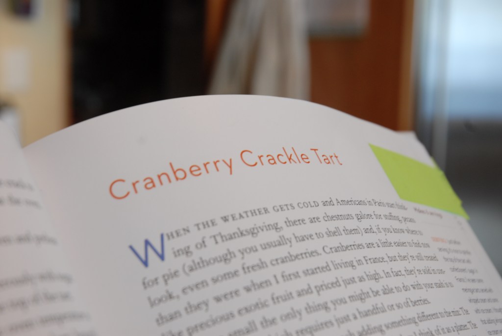 Cranberry Crackle Tart 