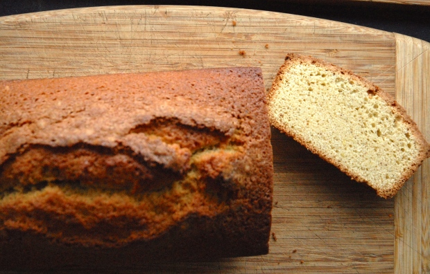 Loaf Weekend Cake on Cutting Board